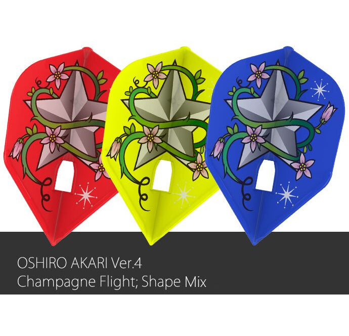 L-Style Signature Flights Pro Akari Oshiro V4 Mix Shape L3 Flights