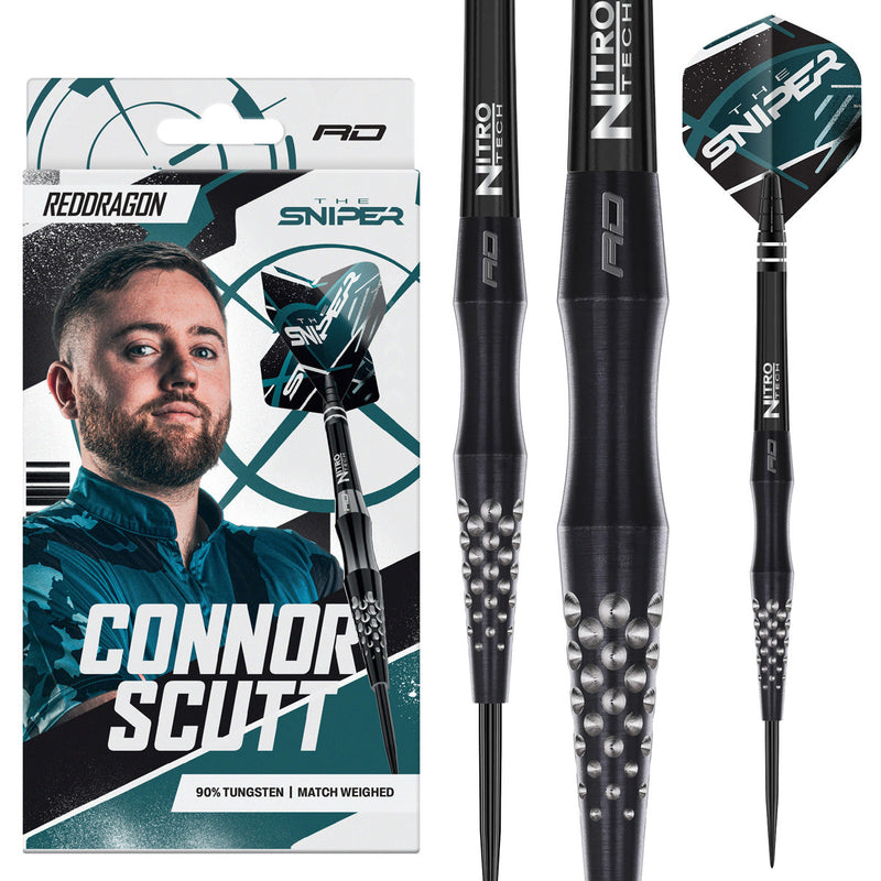 Red Dragon Connor Scutt 90% - Steel Tip Darts - NUR ONLINE