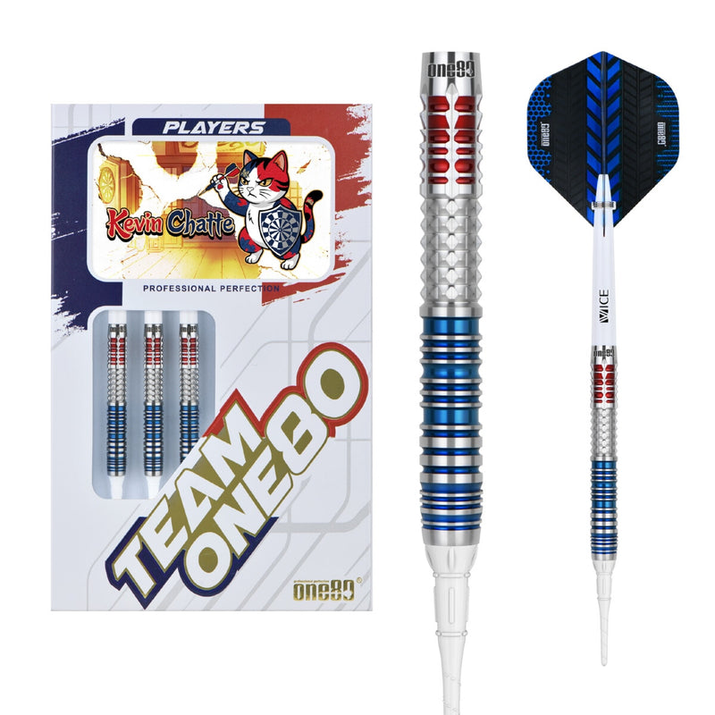 One80 Kevin Chatte Signature Dart 90% Tungsten Softip 18g