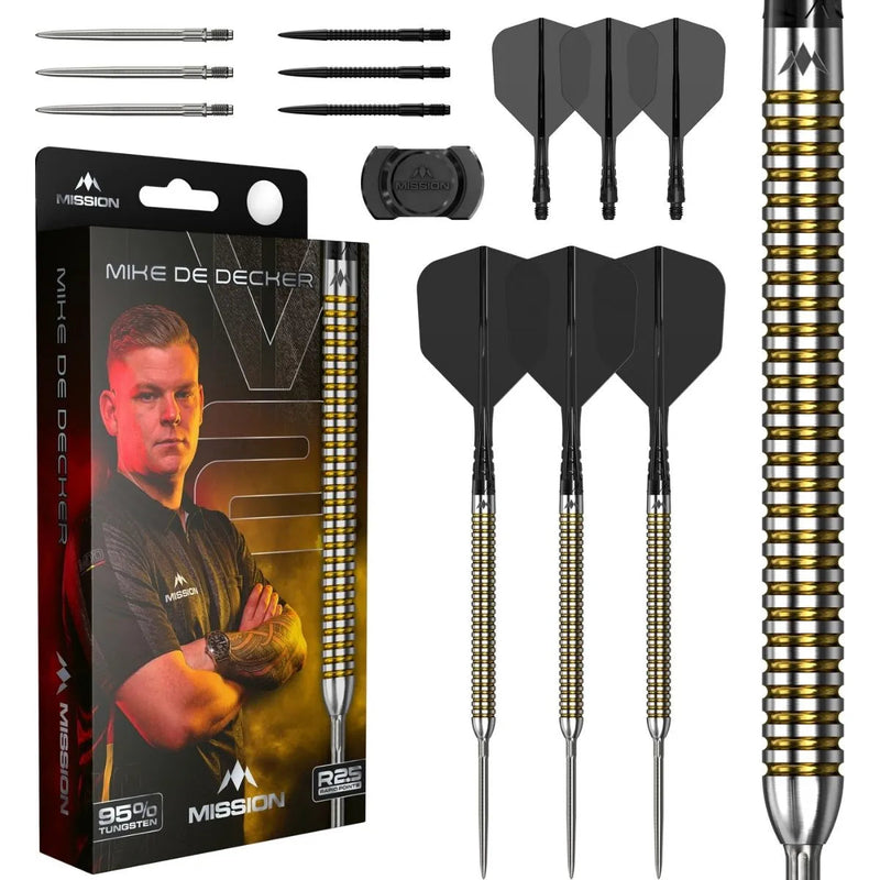 Mission Mike de Decker V2 Rapid Point 95% - Steel Tip Darts - NUR ONLINE