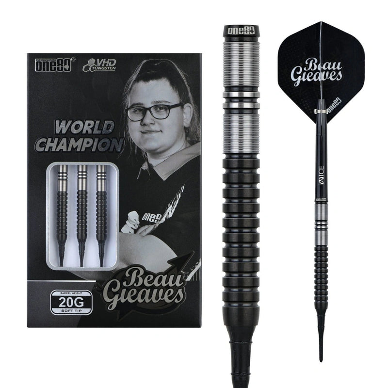 One80 Beau Greaves`s Dart VHD Black Edition Soft Tip