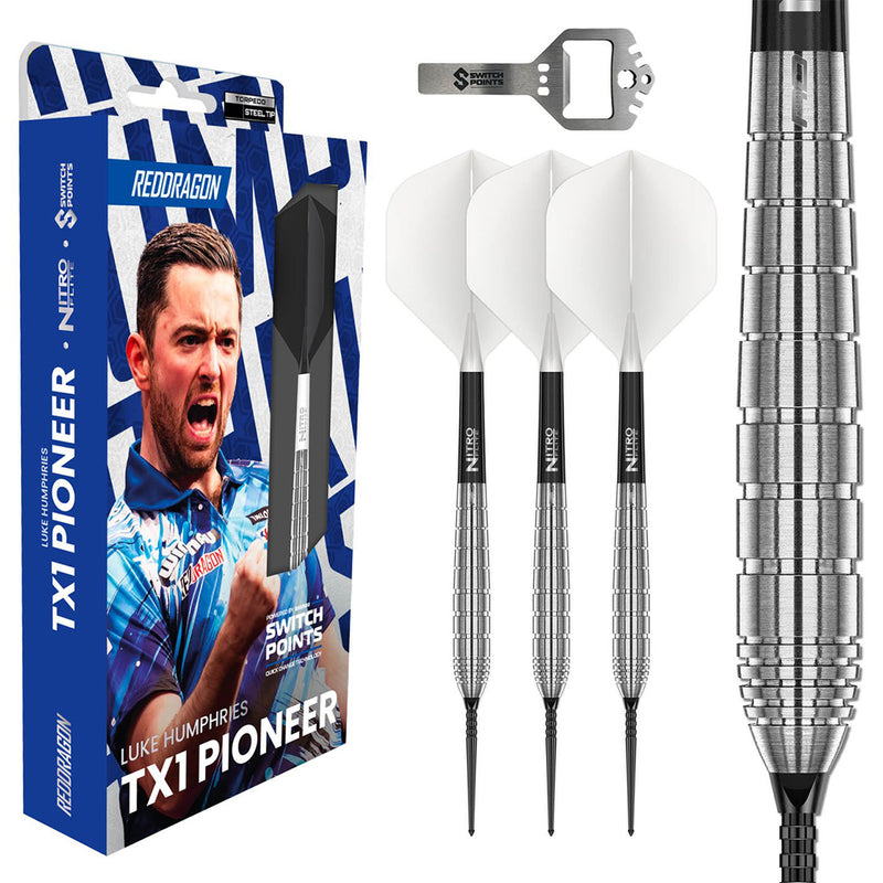 Red Dragon Luke Humphries TX1 Pioneer Switch Point Steeldarts-NUR ONLINE