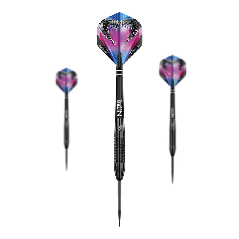Red Dragon Peter Wright Snakebite 3 Black 90% Tungsten Steeldarts-NUR ONLINE