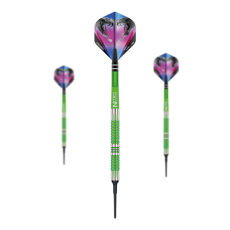 Red Dragon Peter Wright Snakebite Mamba 2 90%Tungsten Softdarts-NUR ONLINE