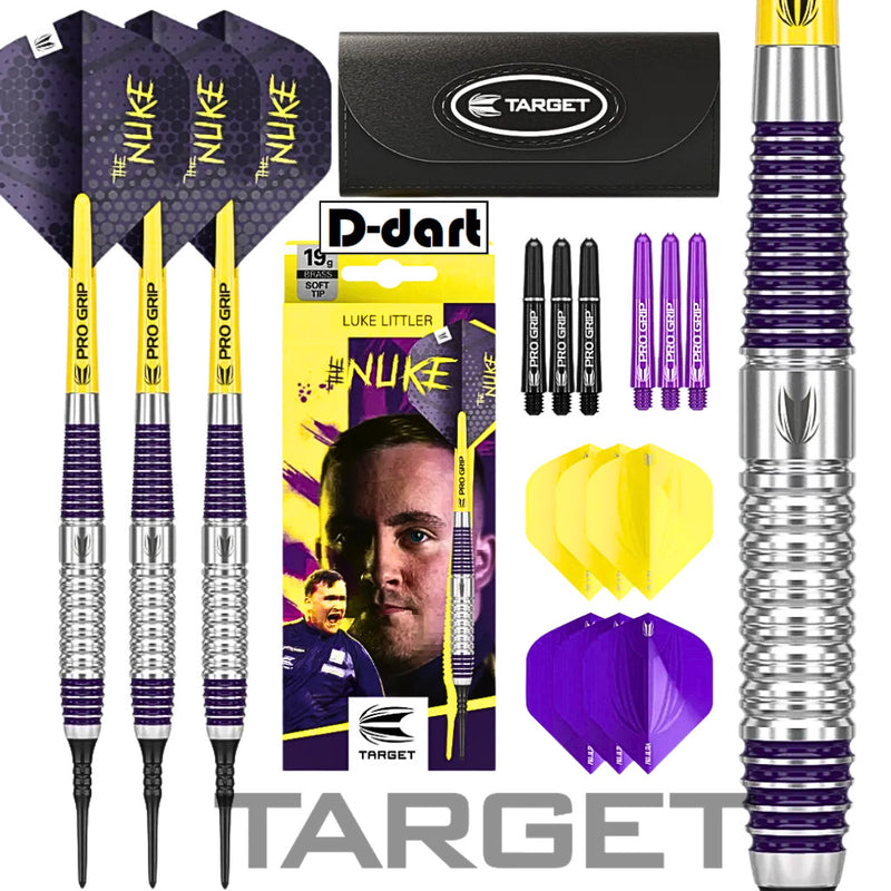 Target Luke Littler Brass Steel Tip Darts - 22g