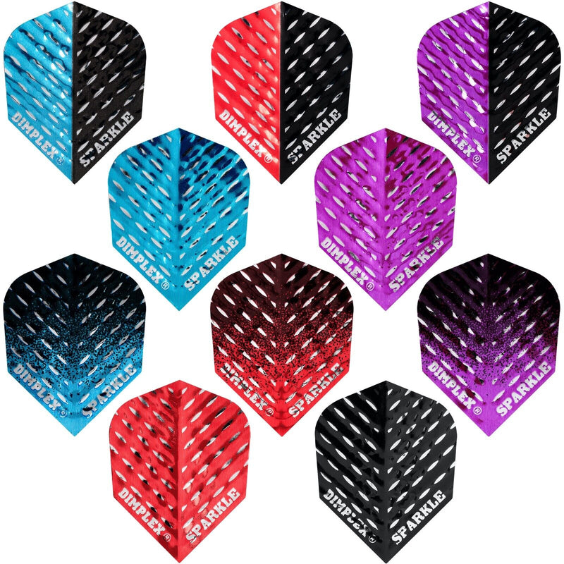 Harrows Dimplex Sparkle Flight - Black/Purple