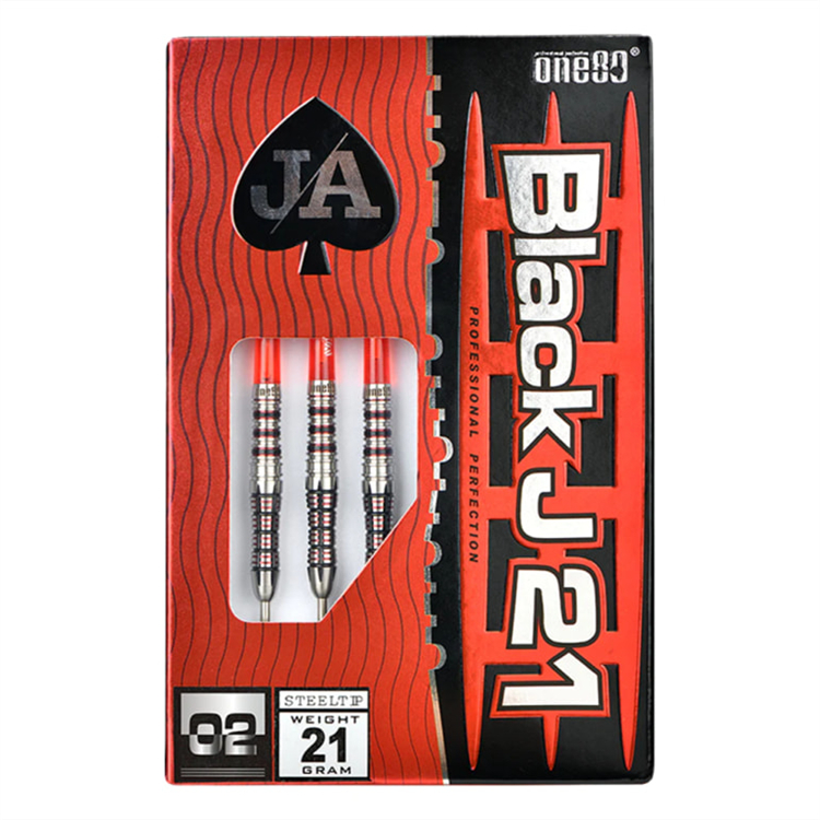 One80 Black J21 02 Steel Tip