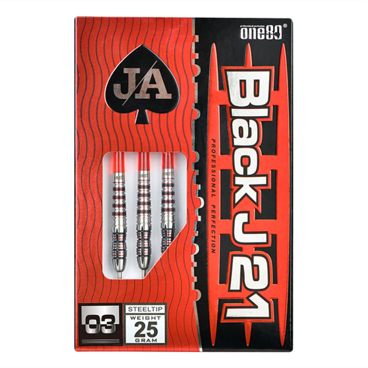 One80 Black J21 03 Steel Tip
