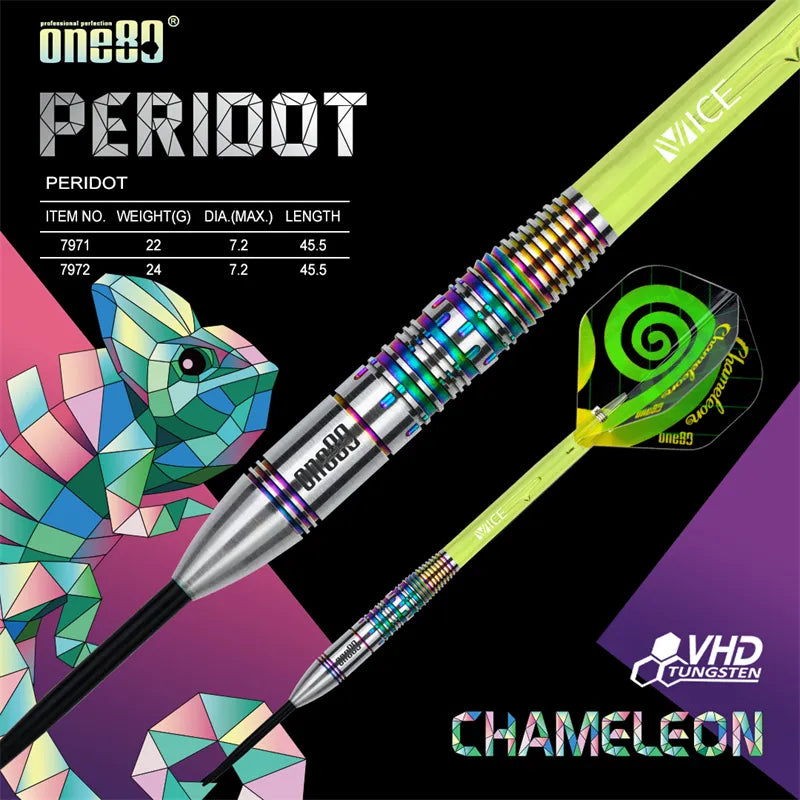 One80 Chameleon-Peridot Steel Tip
