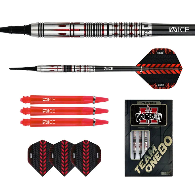 ダーツ One80 Yong Thanawat ver.2 2BA 23g One80 Yong Thanawat V2 Signature Dart Soft Tip – Münchner