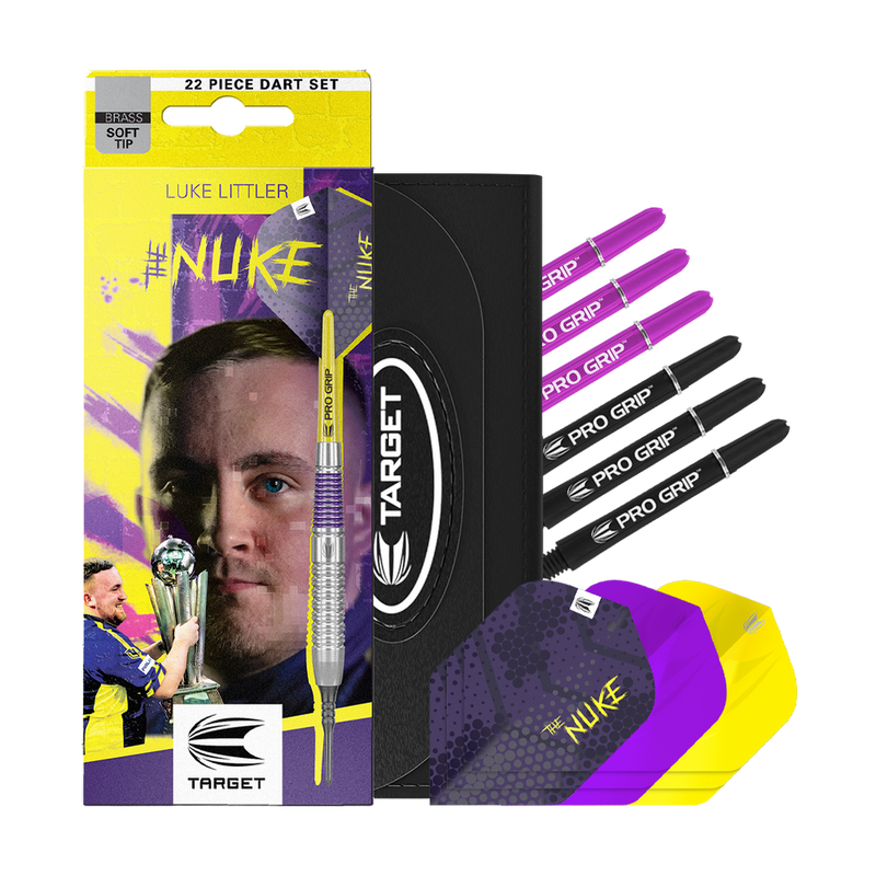 Target Luke Littler Brass Steel Tip Darts - 22g