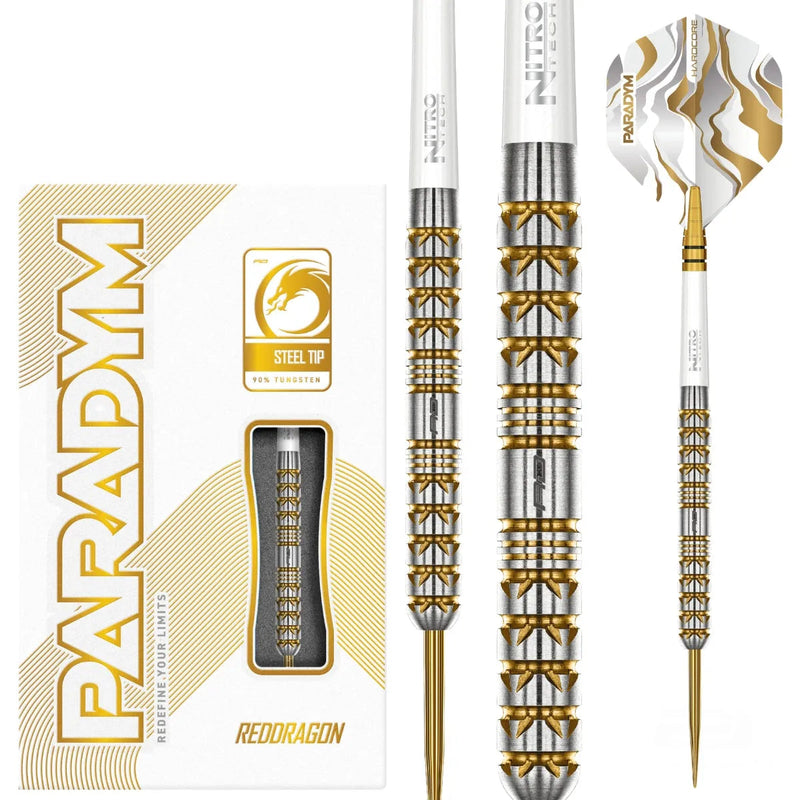 Red Dragon Paradym Gold Parallel Steeldarts - NUR ONLINE