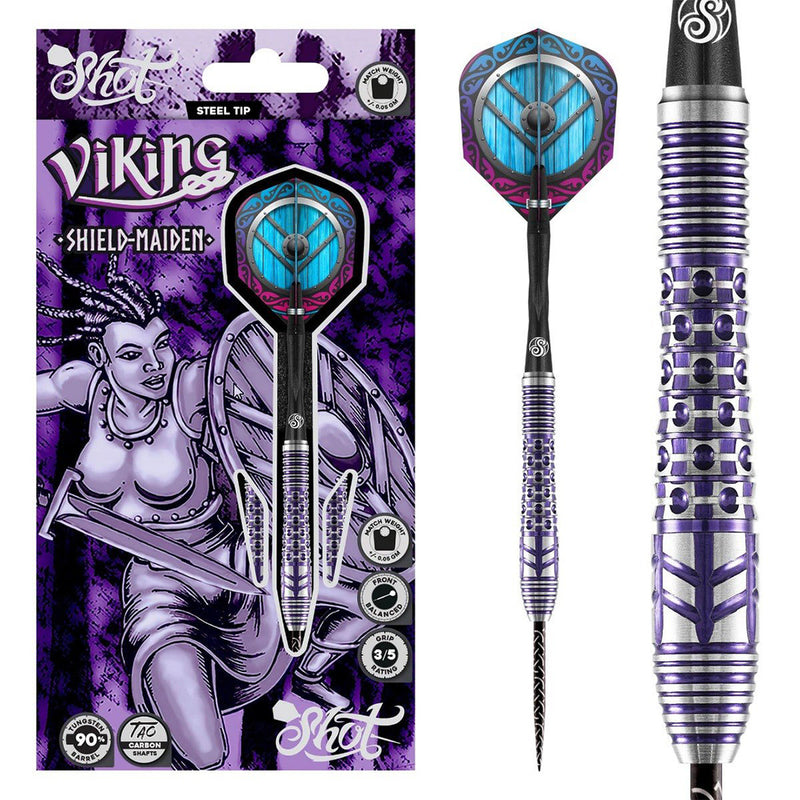 Shot Viking Shield Maiden 90% Tungsten Darts - NUR ONLINE