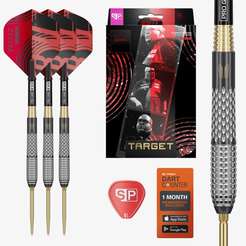 Target Stephen Bunting G5 VOID 95% Tungsten Steeltip 2026