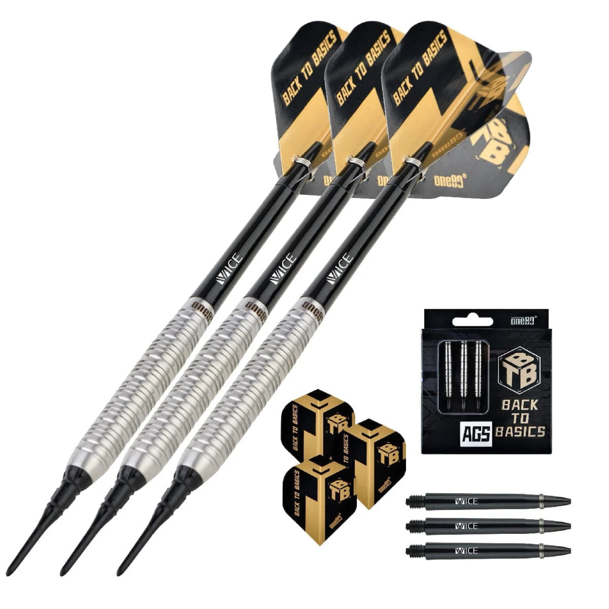 One80 Back to Basics AGS Soft Tip – Münchner Dartcenter
