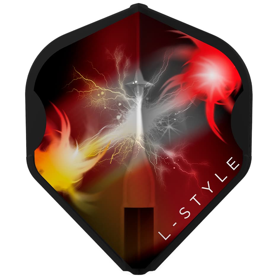 L Style Champagne Dart Flights Standard White L Style Champagne Dart Flights Standard White
