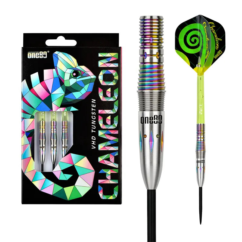 One80 Chameleon-Ruby Steel Tip