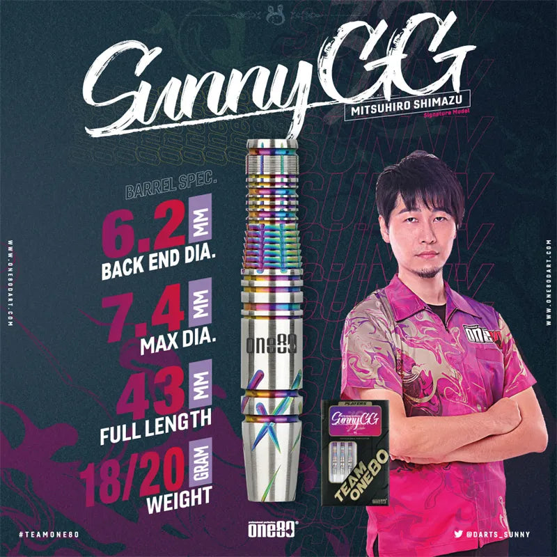 One80 Chameleon Sunny GG Soft Tip