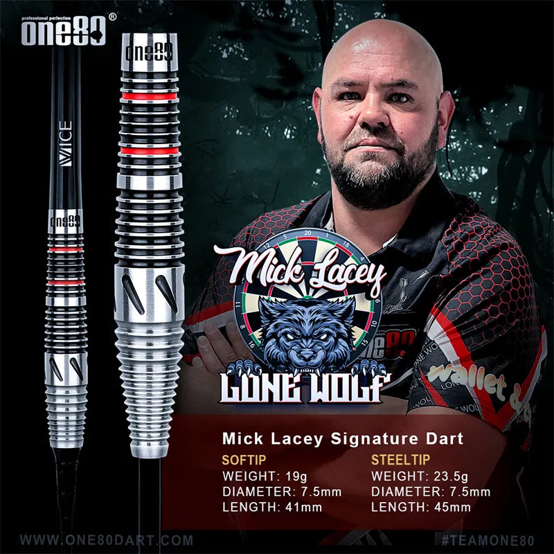 One80 Mick Lacey Signature Dart Soft Tip